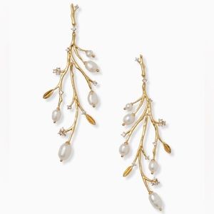 Kate Spade Statement Earrings | Branch/Pearl Design